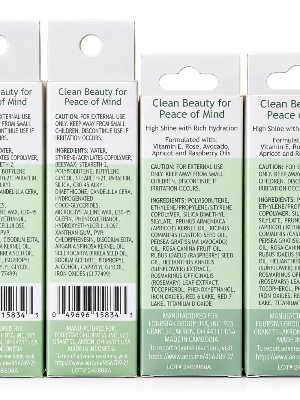 b.pure Clean Beauty Makeup 4-Piece Set-New